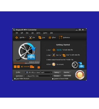 Bigasoft MP4 Converter Key GLOBAL